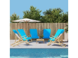 Vidaxl Toalhas De Praia 6 Pcs 60x135 Cm Tecido 400 Gsm Turquesa