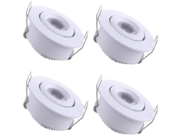 Luminárias mini LED Nova Line, embutidas, para gaveta, teto, iluminação DIY, branco