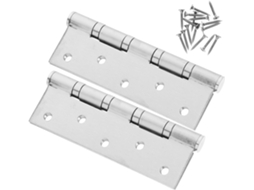Dobradiças Giratórias Ocultas Para Portas, 2 Peças, Em Aço Inoxidável, Dobradiças Planas Para Portas De Armários E