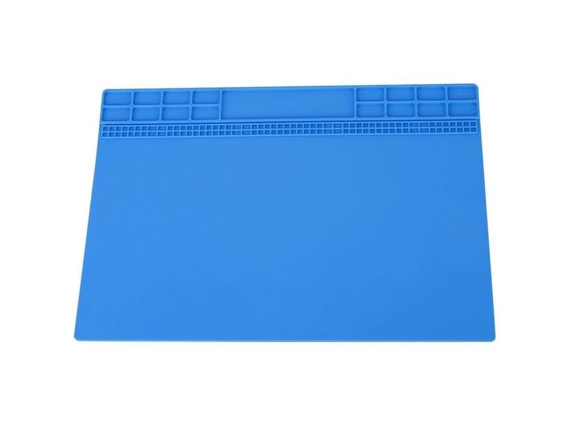 Almohadilla De Soldadura Silicona Antiestática Grande 350x250mm Aislante De Calor 500℃ Para Reparación Electrónica