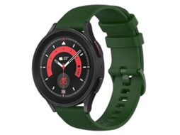 Pulseira De Silicone Quadriculada De 20 Mm