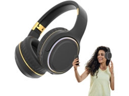 Fones De Ouvido Circum Aurais Dobráveis E Portáteis Com Graves Potentes