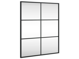 Wall Mirror, Wall Mirrors Vidaxl Preto Ferro (50 X 60 Cm)