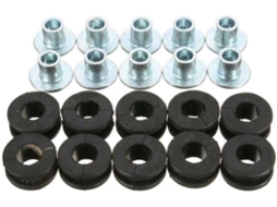 Kit com 10 rodas M6 para alívio de pressão em motocicletas