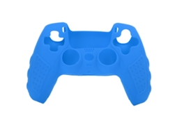 Grip De Silicone Antiaderente Para Joystick Ps5 Azul