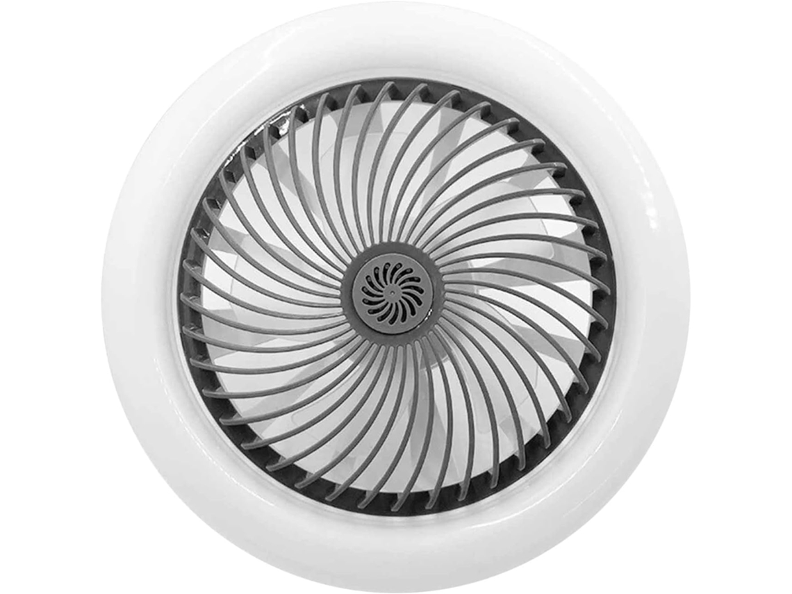 Ventilador De Teto Com Luz E Controle Remoto, Silencioso, Led Soquete