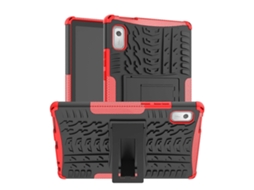 Capa de TPU com textura de pneu para Lenovo Tab M9 com suporte WeBake