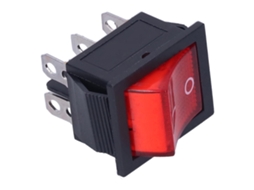 Laxiscreed Interruptor Rocker Com Lâmpada 6-pin, 2 Estágios, Liga/desliga