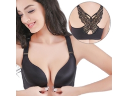 2026 sujetador Comfort Rose com Fecho Frontal, Design T back de Calcinha e Suporte Sem Arame para Mulher