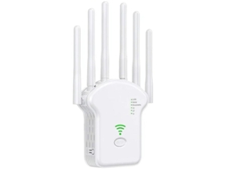 Repetidor De Sinal De Amplificador De Extensor Wifi Amplificador Repetidor Sem Fios De Banda Dupla Cobertura Mais Ampla De 300 Mbps Yizhood