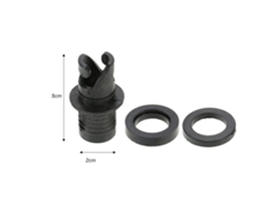 Mali adaptador de Mangueira para Válvulas Hr Bote Kayak Raft Bomba Pé Elétrica Plástico Resistente