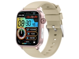 Smartwatch Et570 1,39 Polegadas Monitoramento De Saúde Chamadas Bluetooth (amarelo Suave)