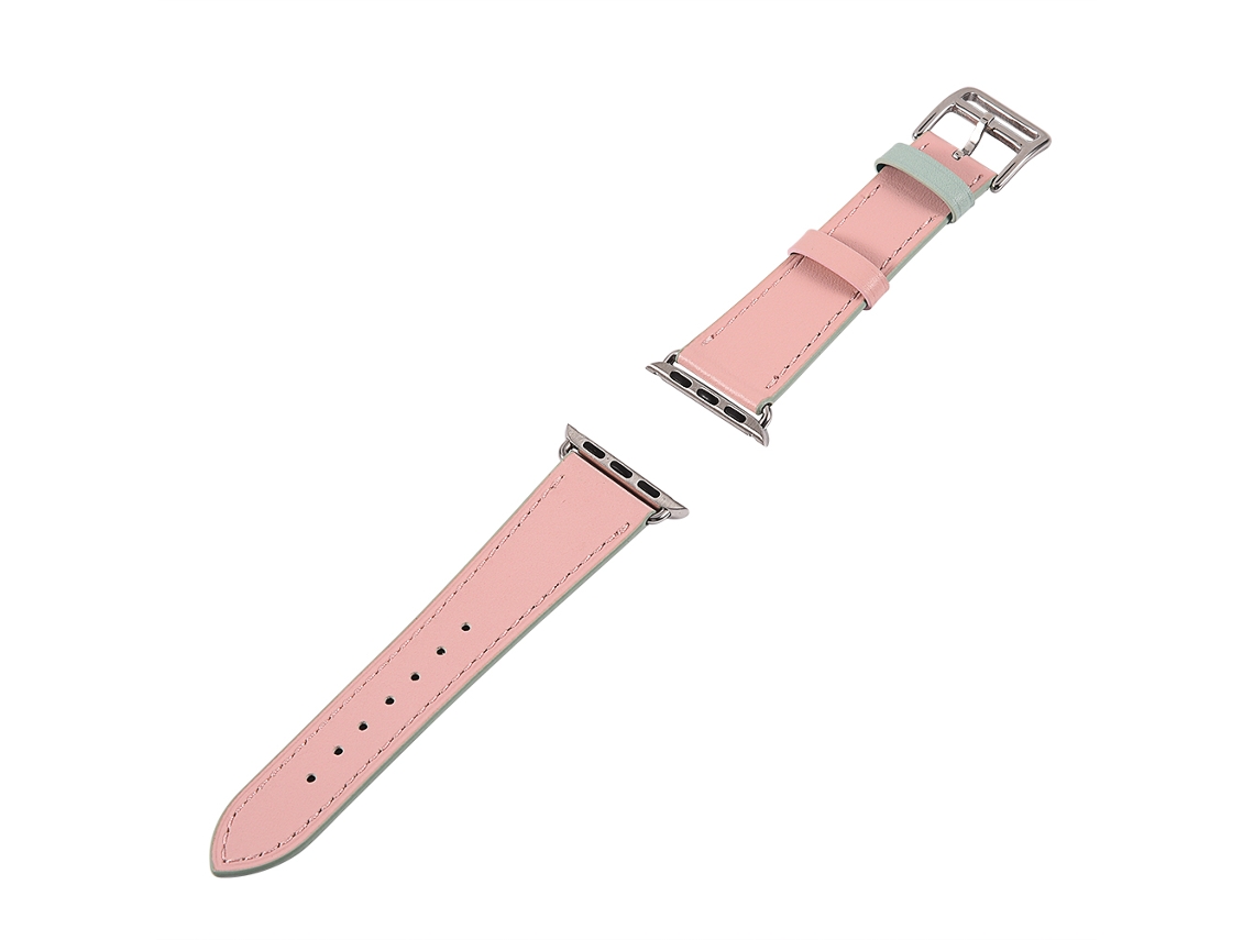 Pulseira de couro genuíno para mulheres, vintage, com fivela