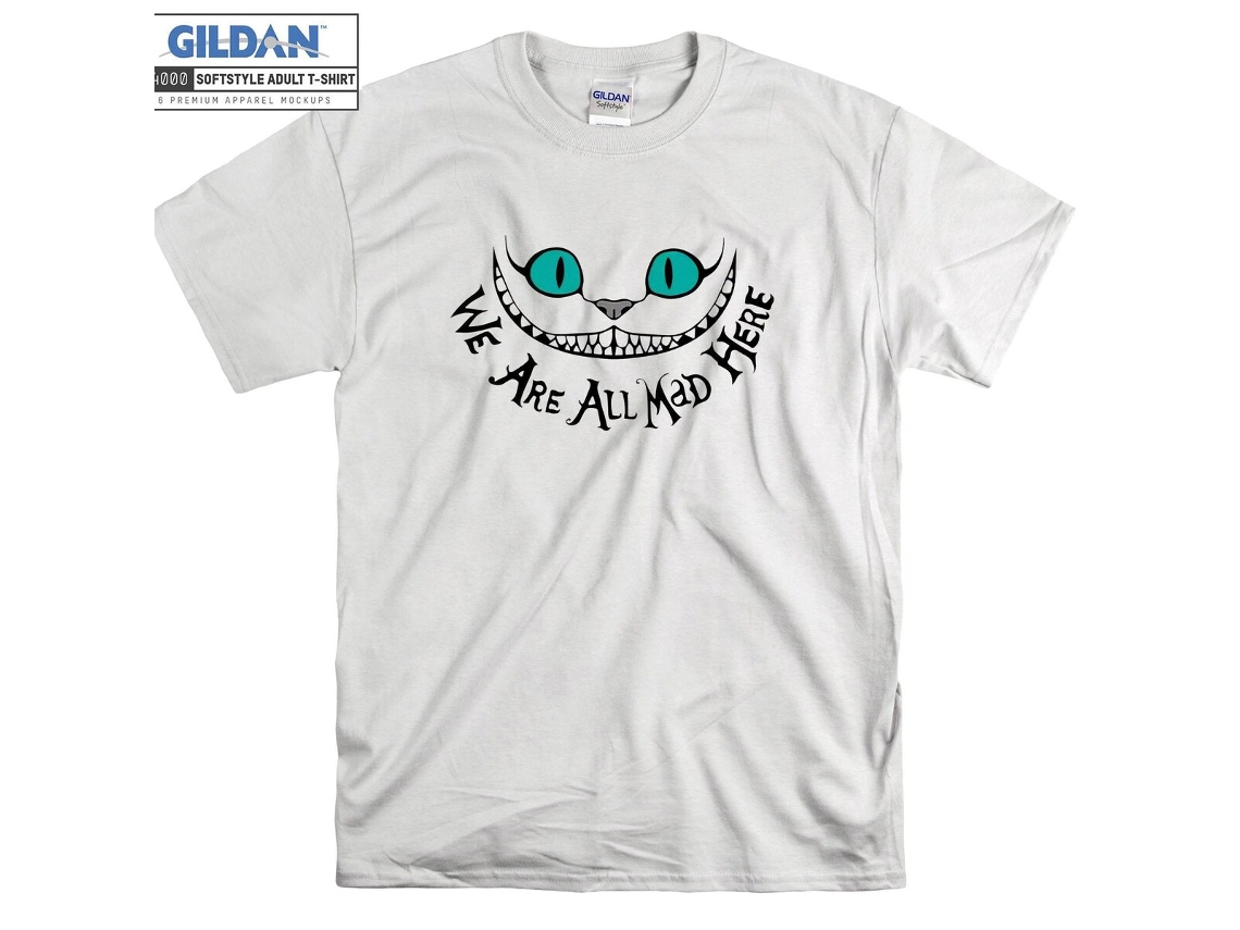 T-shirt Rockinstone We Are All Mad Here(m)