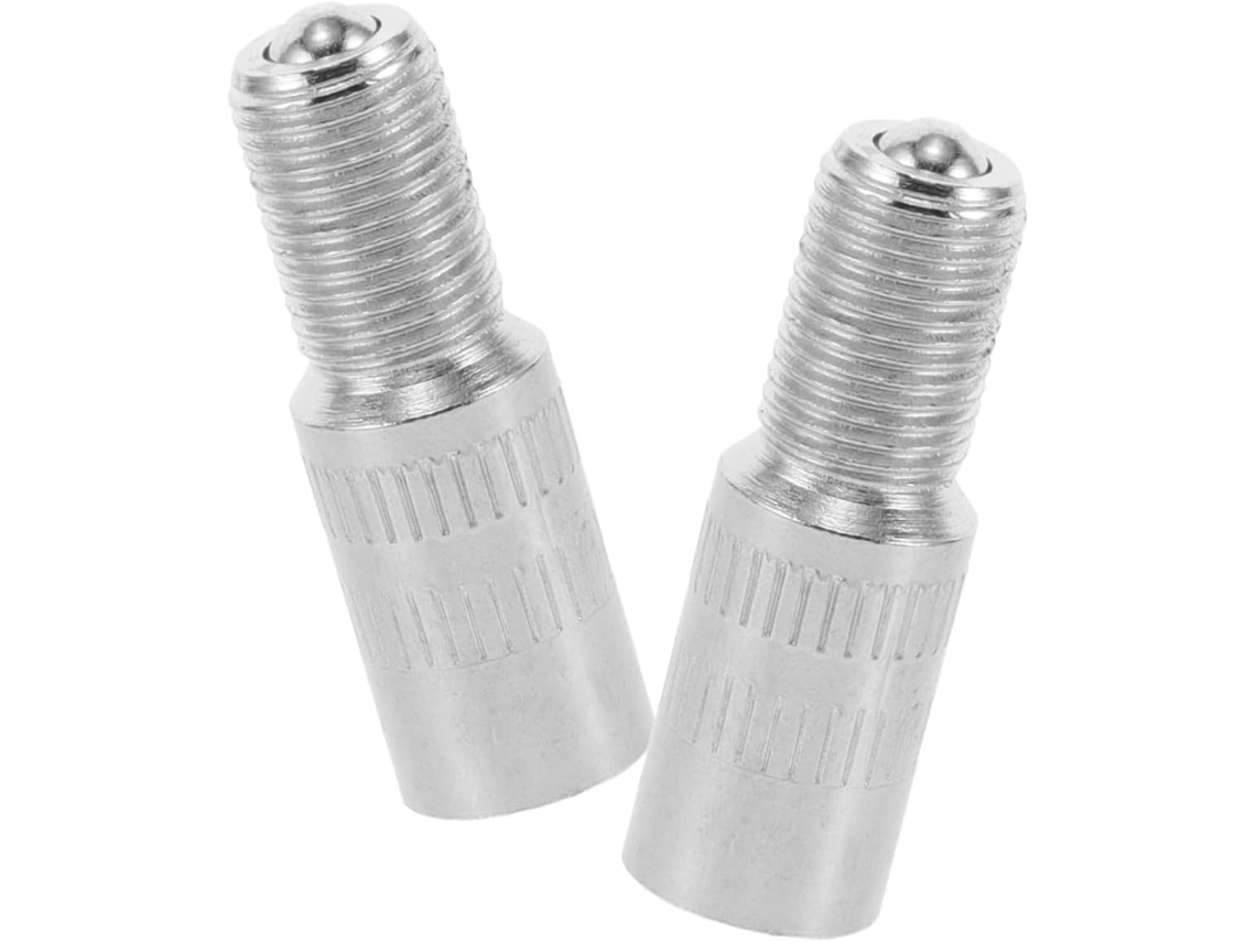Adaptador De Válvula De Metal Prateado (2 Unidades)