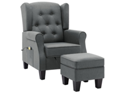 Massage Chair, Massage Chairs Vidaxl Cinzeto Tecido