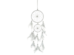 Red Dreamcatcher Con Plumas Y Perlas Artesanal Mural Colgante Decoración Hogar