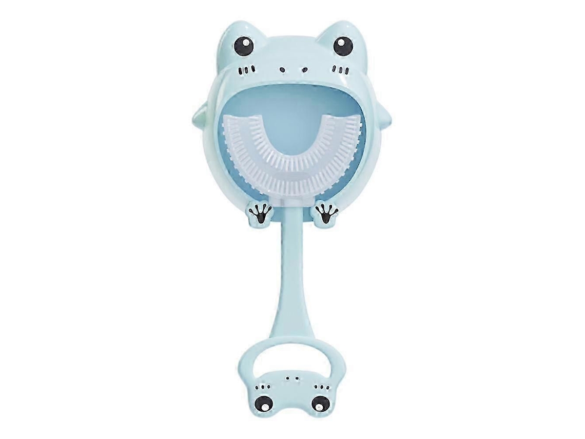 Escova de Dentes Infantil em Formato U, Modelo 2025, para Bebês 2 a 12 Anos, com Cerdas Macias e Boca Silicone. Id Eal Limpeza Esc GOKOCO