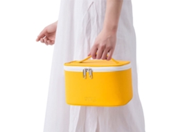 Bolsa De Maquiagem Bolsas De Cosméticos Grande Bolsa Profunda Organizadora De Viagem Bolsas À Prova D'Água Amarelo Brilhante ZMDECQNA