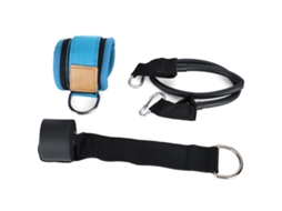 Bands Elásticos De Fitness Com Anel Para Tornozelo Para Treinamento De Pernas Aulas De Educação Física Azul