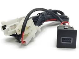 Conector Usb Aux Para Carro, Porta Usb Central, Para Vw Golf 5, Jetta 5, Mk5, Tomada 12v 24v, Adaptador De Energia Com