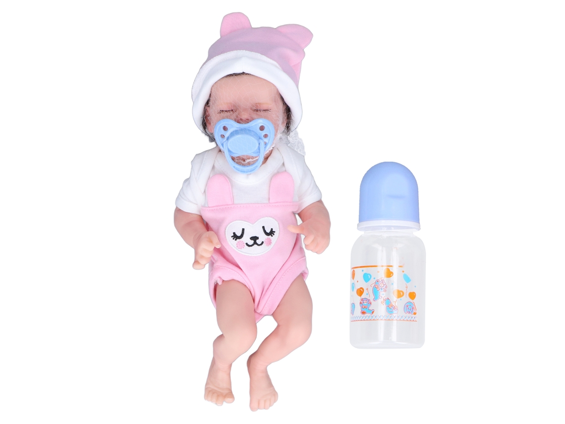 Muñeca Bebé Reborn De 30,48 Cm Com Cílios Longos E Macios De Silicone, Brinquedo Dormindo, Presente De Aniversário Para Crianças