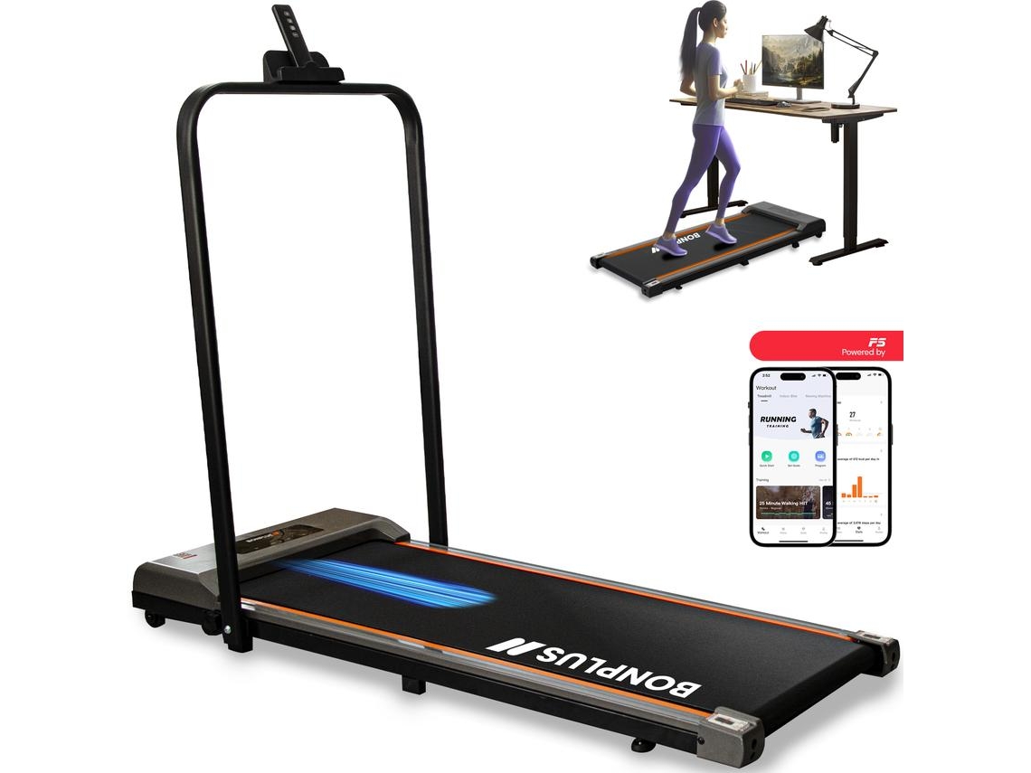 Passadeira de Corrida BONPLUS Dobrável ultra Slim (vel.Máxima: 10km/h)