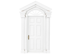Mali porta de Madeira Diy para Casinha de Boneca 1:12 Acessório de Mini Móvel