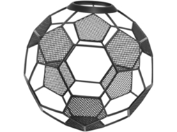 Luminária Vintage Com Tema De Futebol, Em Ferro Galvanizado, Com Cúpula Pequena E Vazada, Ideal Para Gokoco