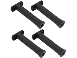 Doitool Conjunto De 4 Pés Suporte Ajustáveis Para Estrutura Cama, Com Formato Ergonômico Para Maior Estabilidade E