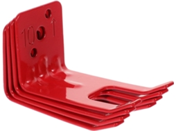 Extintor De Incêndio Parede Ibasenice, Vermelho, Ferro Reforçado, 25cm, Conjunto De 4 Peças Para Casa E Escritório