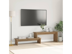 Vidaxl Conjunto De Móvel De Tv 180,5 X 30 X 43 Cm Carvalho Artesanal