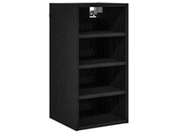 Armário Suspenso Carvalho Preto 30 X 29,5 X 60 Cm MAISON EXCLUSIVE