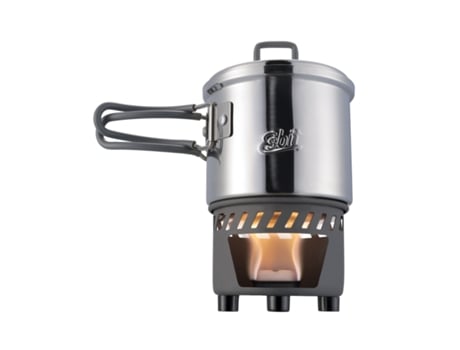 Conjunto de Cozinha e Fogão em Aço Inoxidável ESBIT