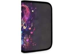 Bolsa dupla para instrumentos musicais Galaxy, bolsa de armazenamento pequena, bolsa de armazenamento multiuso