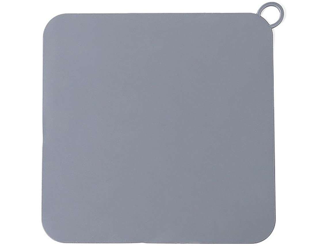 Tapete de Silicone para Ralo, Anti odor, Cinza, 15 X 15 Cm AQUAFORGE