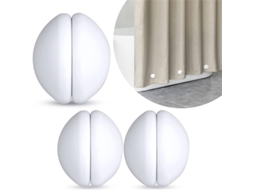 Pesos Magnéticos Cortina Duche - Contrapeso Íman - Silicone - Branco