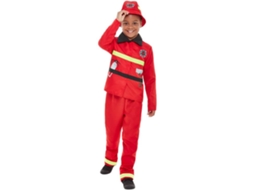 Fato de Menino DISFRAZZES Bombeiro (Tam: 4 a 6 Anos)