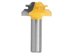 Broca De Fresadora 45 Graus 12x1-3/8 De Metal Duro Para Carpintaria Com Corte Suave