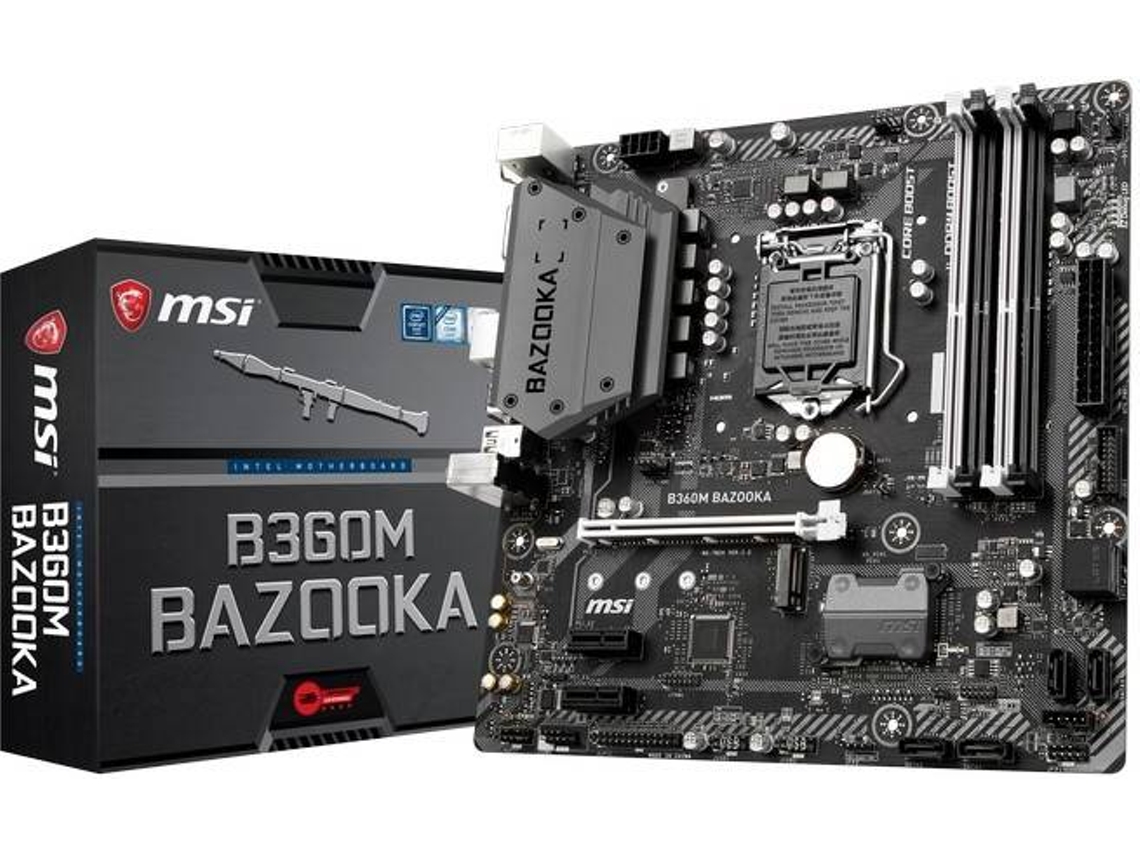 Motherboard MSI B360M Bazooka (Socket LGA1151 - Intel B360 - Micro-ATX )