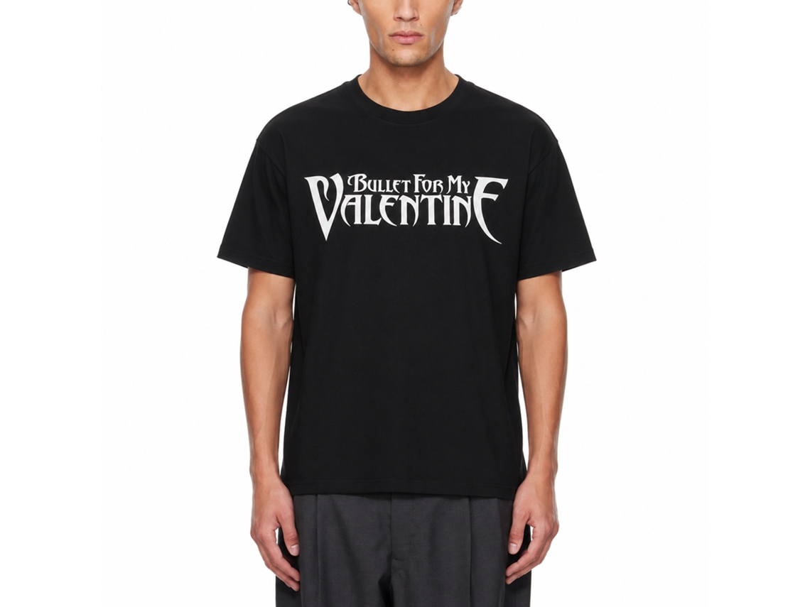 Bullet For My Valentine Logo T-shirt Unisex Adults Size:l