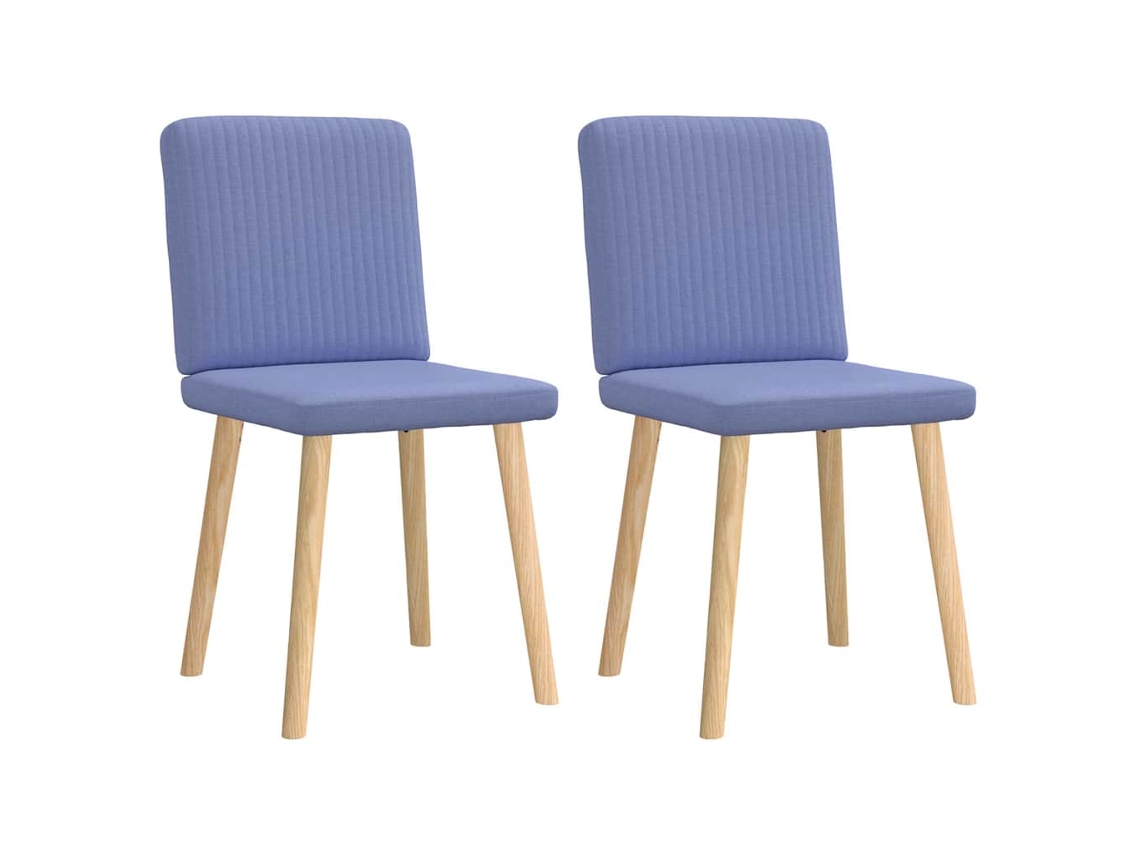 Dining Chair, Dining Chairs Vidaxl Azul Tecido (n/a)