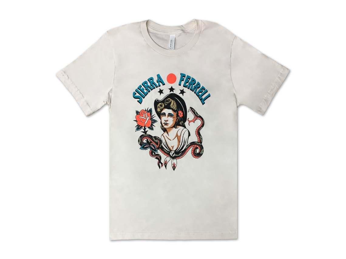 Camiseta Sierra Ferrell Pin Up ROCKINSTONE Unissex Adulto Mais Vendida Tamanho:s