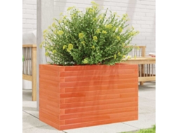 Vidaxl Vaso/floreira De Jardim 70x40x45,5 Cm Pinho Maciço Castanho Mel
