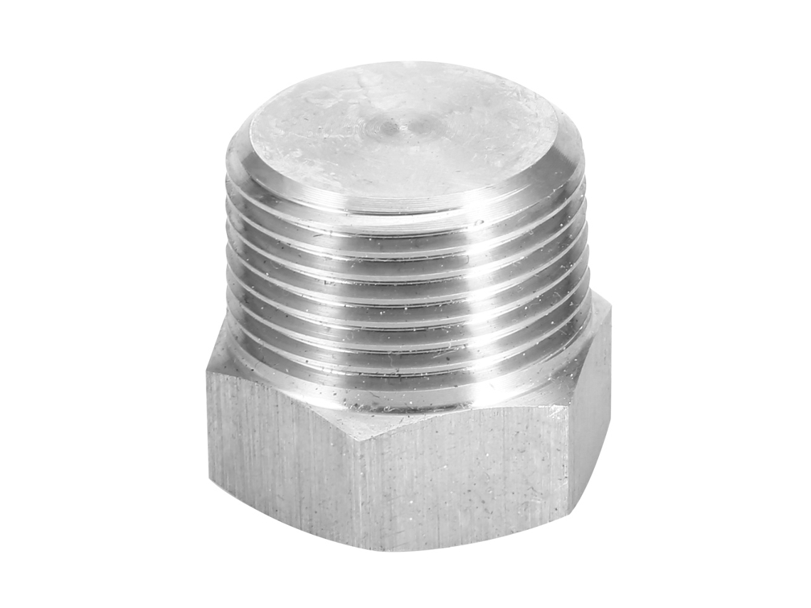 Tapa De Tubo De Acero Inoxidable Con Rosca Macho Y Cabeza Hexagonal Countersunk (pt3/4 1 Unidad)
