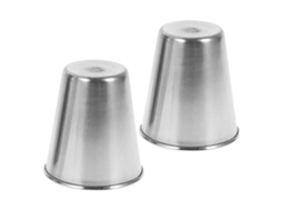 Copo Pequeno HEXINYIGJLY, portátil, aço inox, prateado, 5,50x5,50x5,00cm, 2 unidades