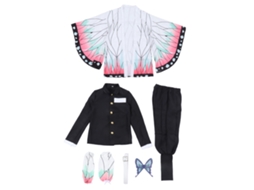 Mali conjunto de Traje de Cosplay com Calças Casaco Cinto Grampo para Halloween Carnaval Performance M