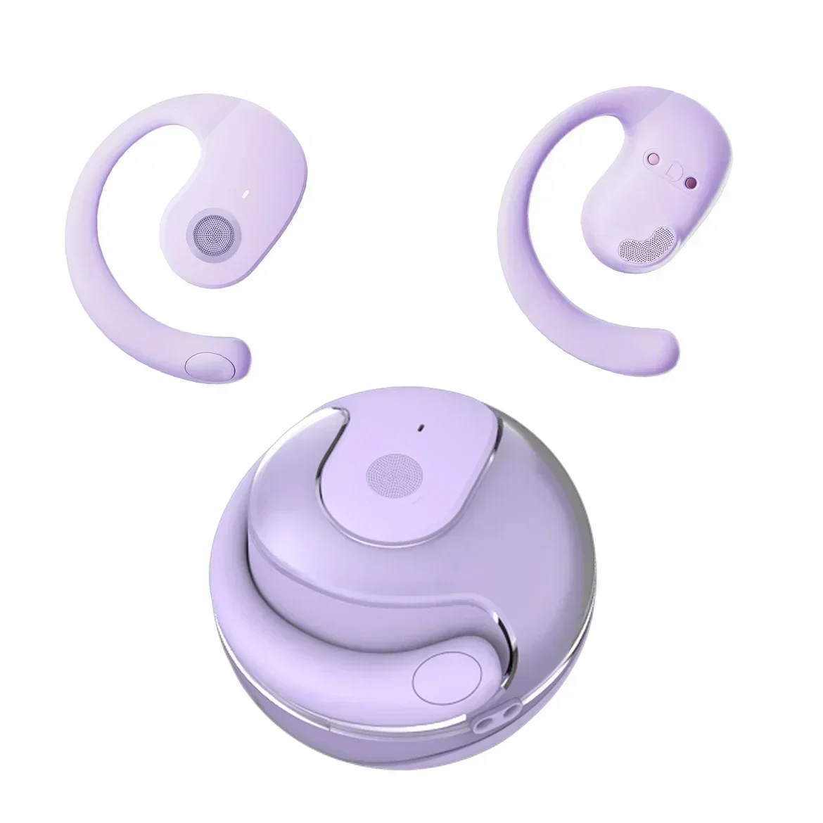 (roxo) Fones De Ouvido Esportivos Hifi Com Controle Por Toque Inteligente, Sem Fio, Com Microfone Estéreo