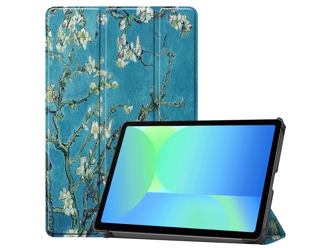 Capa De Couro Com Estampa De Padrão Para Tablet Samsung Galaxy Tab S10 Fe/s9 Fe Slowmoose
