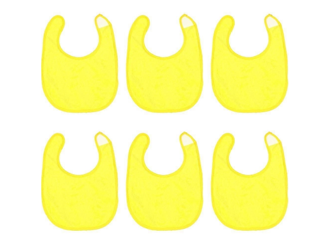 Conjunto De 6 Babadores Impermeáveis ​​para Bebê Menina, Babador De Algodão Felpudo, Malha Lisa, Babadores Para Alimentação Infantil - Menina